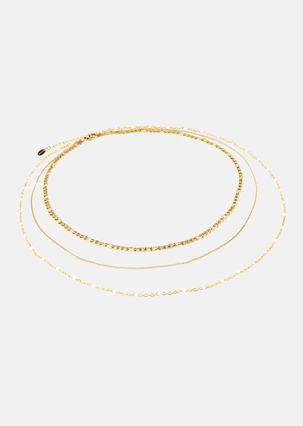 Halskæde Layered Elegance - 18k Forgyldt