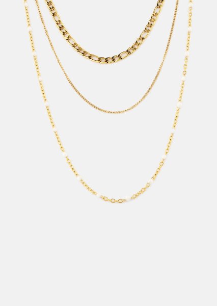 Halskæde Layered Elegance - 18k Forgyldt
