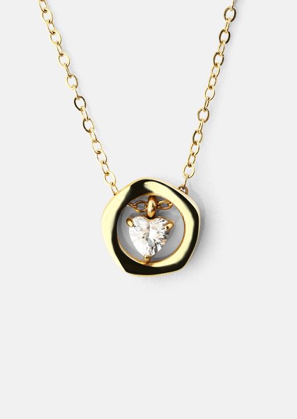 Halskæde Golden Heart – 18k Forgyldt