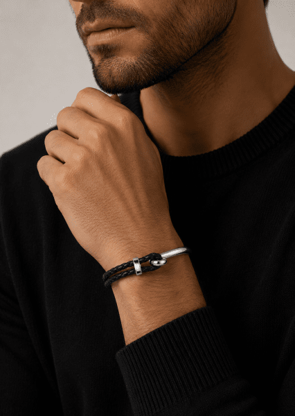Læderarmbånd Gravitas Link