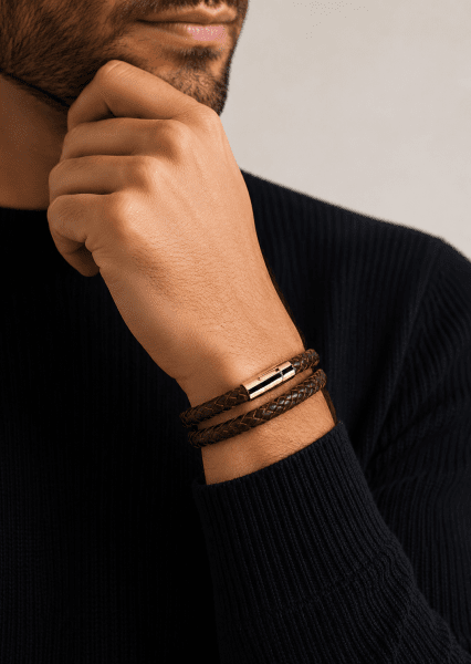 Læderarmbånd Grit Aura