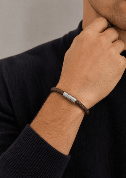 Læderarmbånd Iron Pact