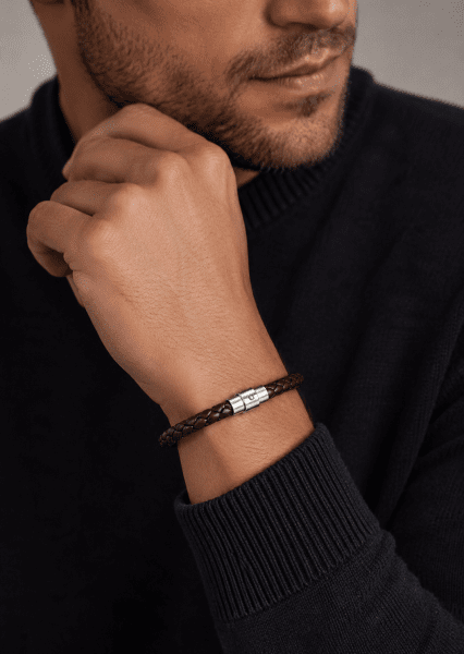 Læderarmbånd Noble Strand