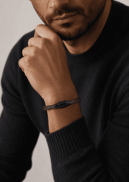 Læderarmbånd Savage Echo