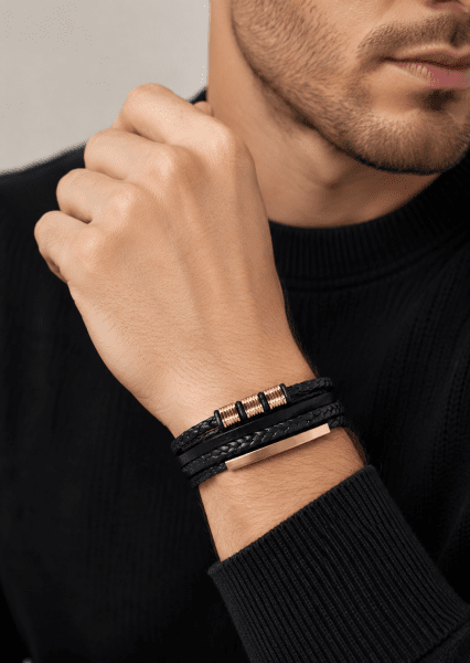 Læderarmbånd Titan Whisper