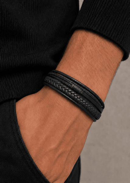 Læderarmbånd Titan Tapestry