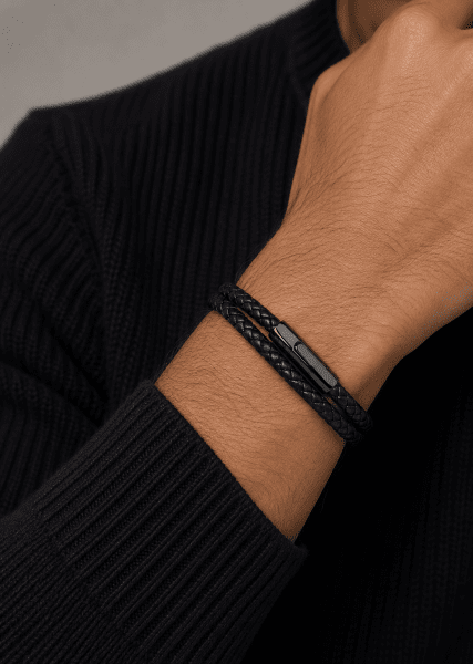 Læderarmbånd Titan Whisper