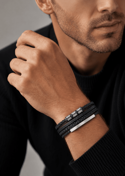 Læderarmbånd Valor Stride