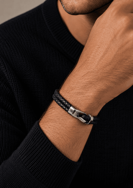 Læderarmbånd Vanguard Link