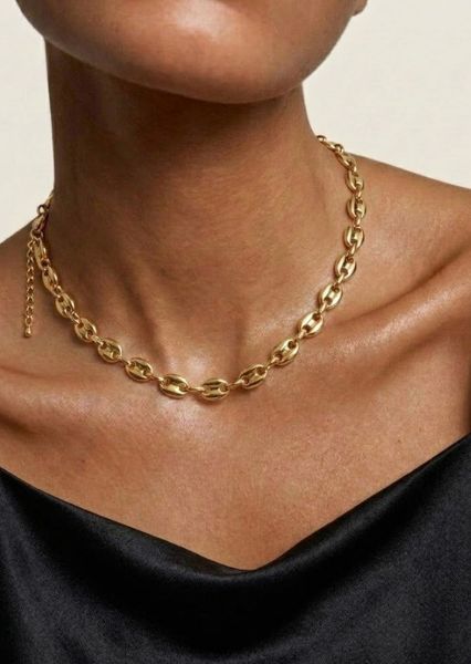 Halskæde Bold Chain - 18k Forgyldt