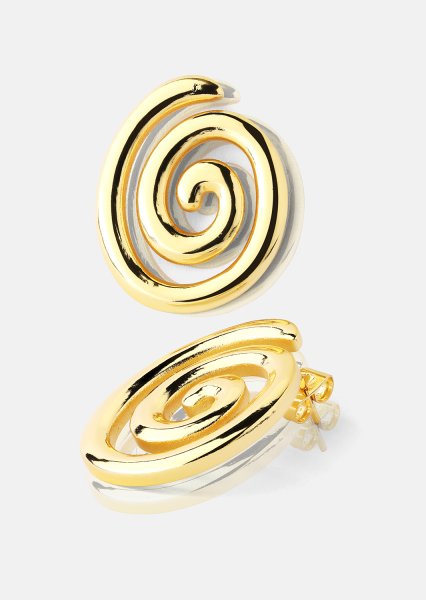 Resin Ørering - 18k Forgyldt