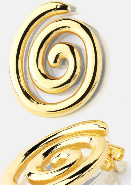 Resin Ørering - 18k Forgyldt