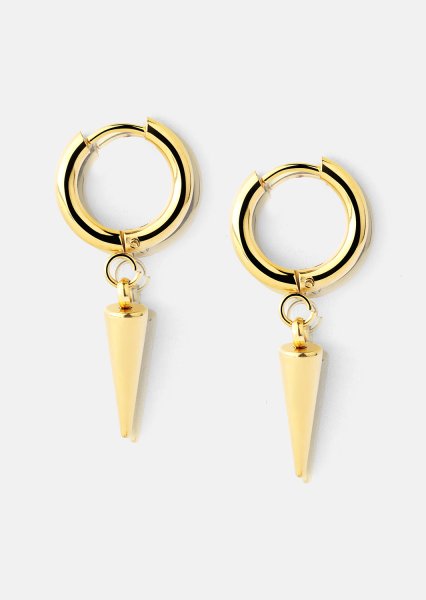 Ørering Spike – 18k Gold Plated