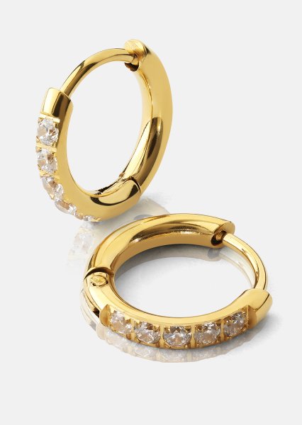 Ørering Sparklingers - 18k Forgyldt
