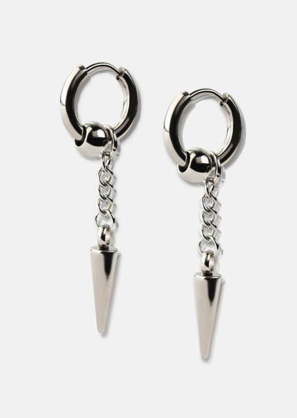 Ørering Spike Long - Forsølvet
