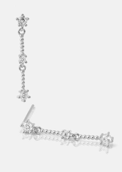 Øreringe Luna strip - Silver Plated