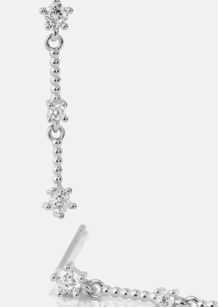 Øreringe Luna strip - Silver Plated