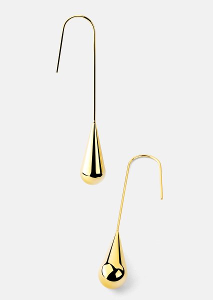 Ørering Golden Drop Elegance - 18k Forgyldt
