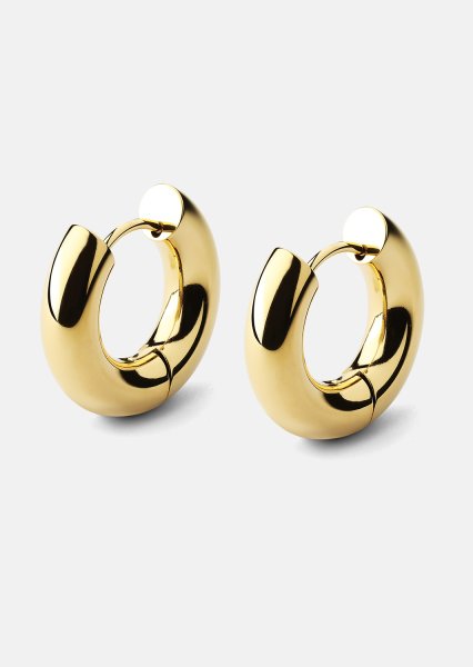 Øreringe Bold Glow – 18k Forgyldte
