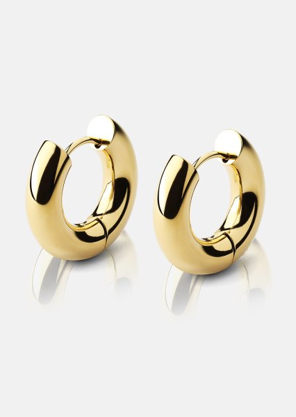 Øreringe Bold Glow – 18k Forgyldte