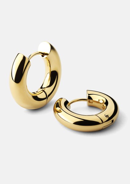 Øreringe Bold Glow – 18k Forgyldte