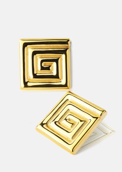 Ørering Geometric Glow - 18k Forgyldt