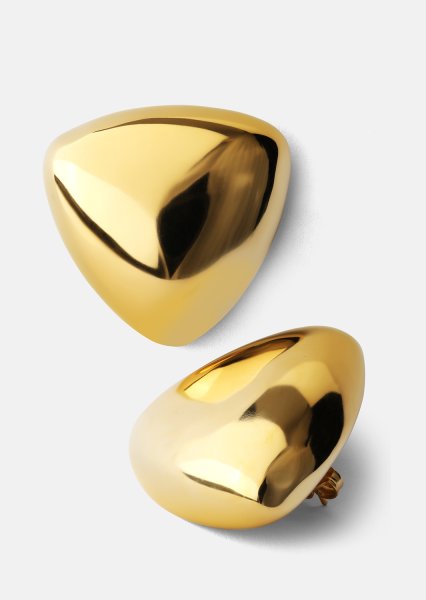 Øreringe Bold Curve – 18k Forgyldte