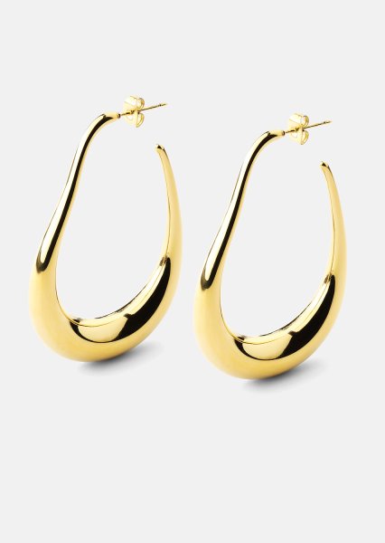 Øreringe Tear of Gold - 18k Forgyldte