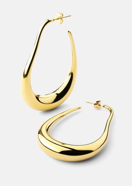 Øreringe Tear of Gold - 18k Forgyldte