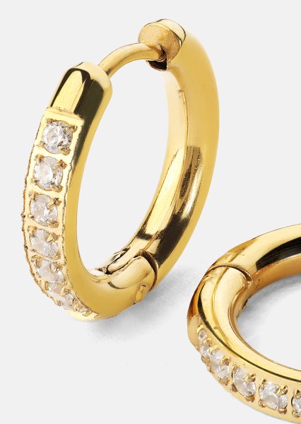 Øreringe Golden Spark – 18k Forgyldte
