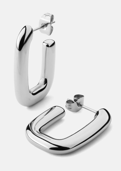 Ørering Chunky Rectangle - Steel