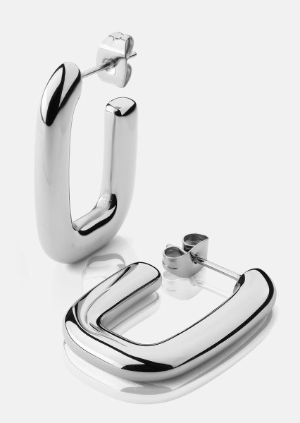 Ørering Chunky Rectangle - Steel