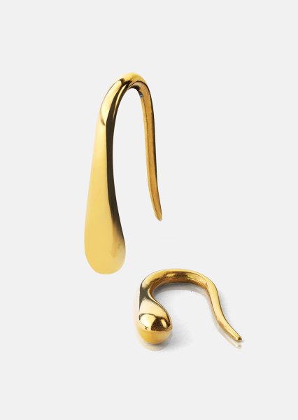 Ørering Golden Drop - 18k Forgyldt