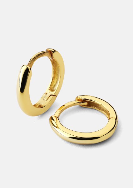 Øreringe Mini Hoops - 18k Forgyldte