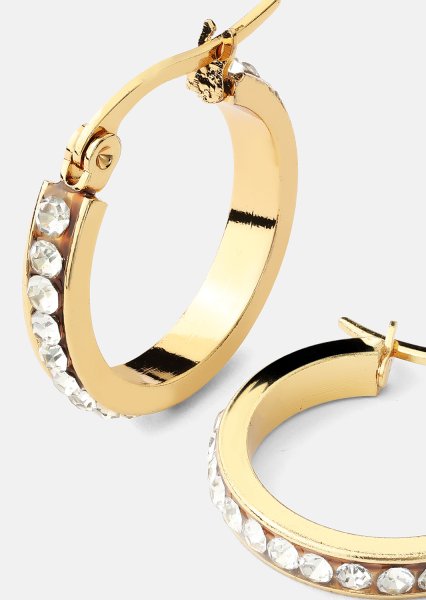 Ørering CrystalGlow - 18k Forgyldt