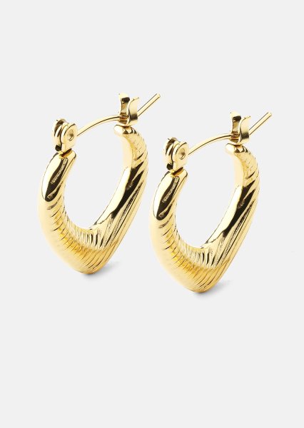 Øreringe Elegans – 18k Forgyldte