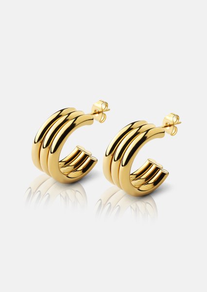 Riflia Ørering - 18k Forgyldt