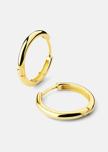 Ørering Shine Hoops - 18k Forgyldt
