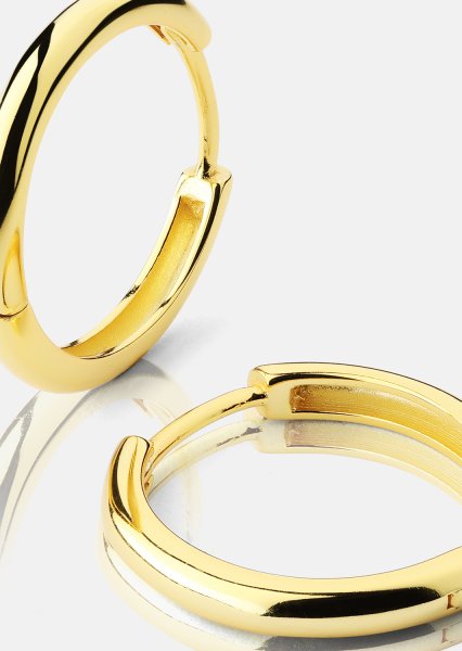Ørering Shine Hoops - 18k Forgyldt