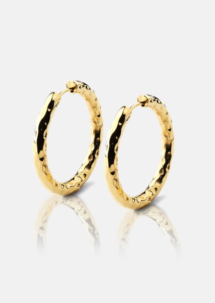 Ørering Everyday Hoops - 18k Forgyldt