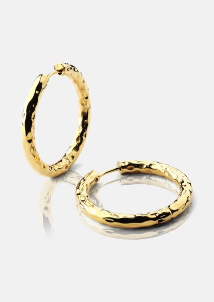 Ørering Everyday Hoops - 18k Forgyldt