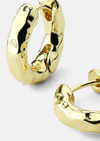 Ørering Luxe Ripple Hoops - 18k Forgyldt