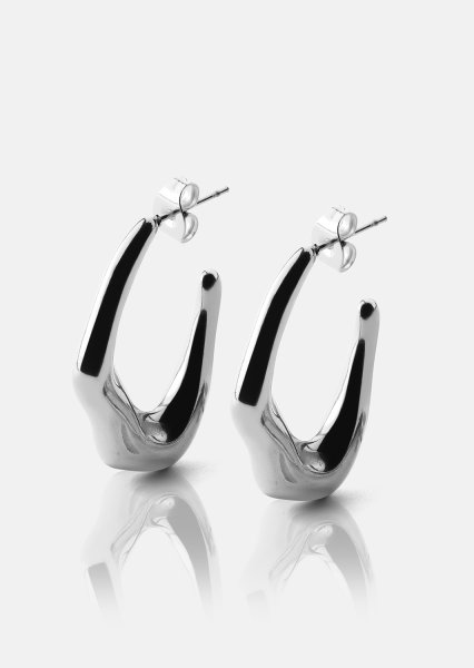Ørering Bold Drops - Forsølvet