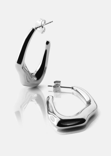 Ørering Bold Drops - Forsølvet
