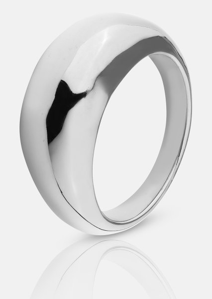 Golden Bold Ring - Forsølvet