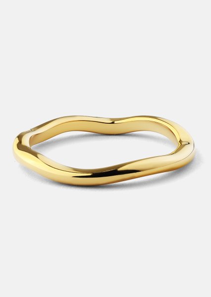 Ring Wave Gold - 18k guldbelagt