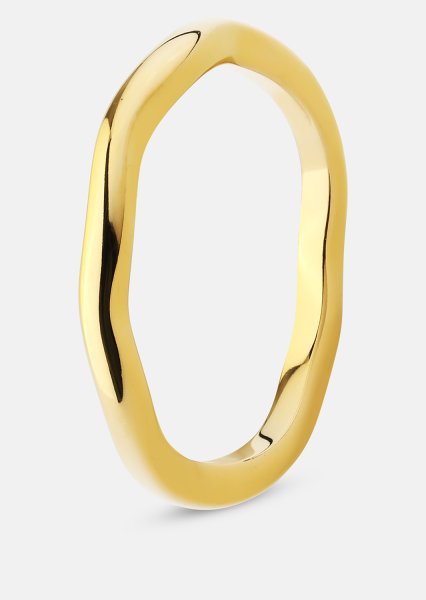 Ring Wave Gold - 18k guldbelagt