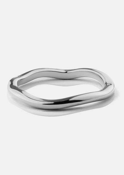 Ring Wave Silver- Silver Plated