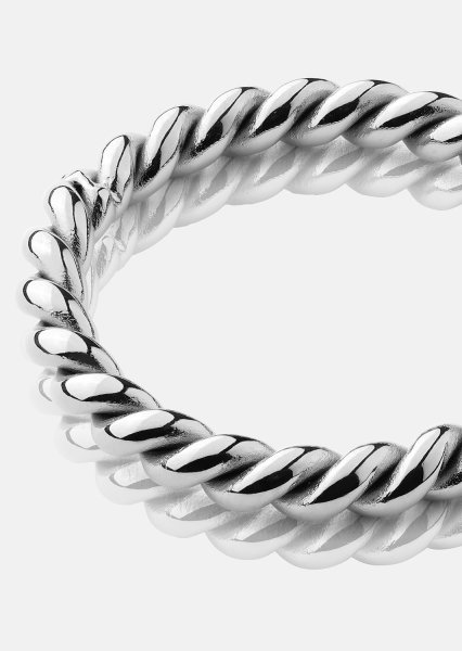 Ring Silver Twist - Forsølvet