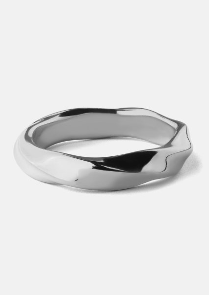 Ring Swirl - Forsølvet